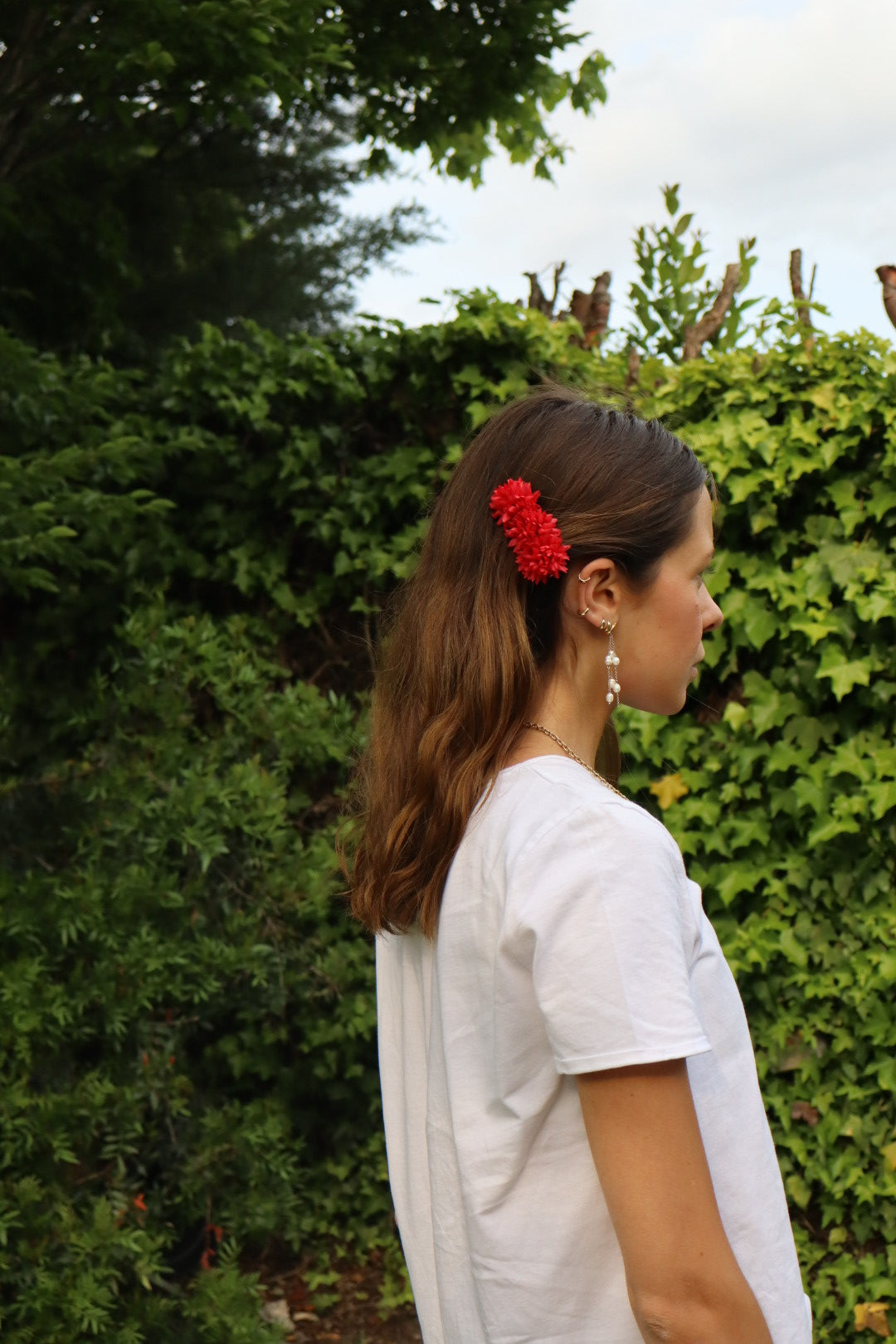 Tres Dalias Rojo