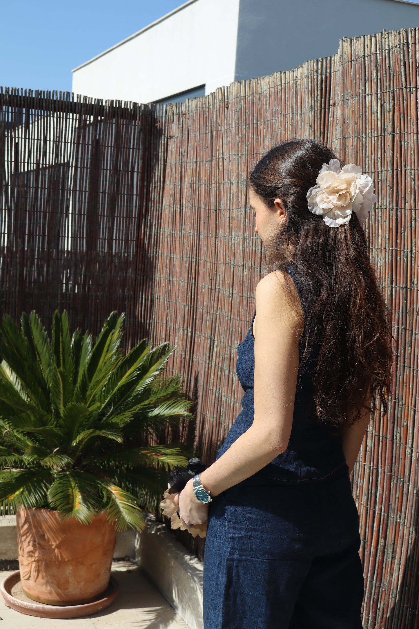 Pinza Iris Crema