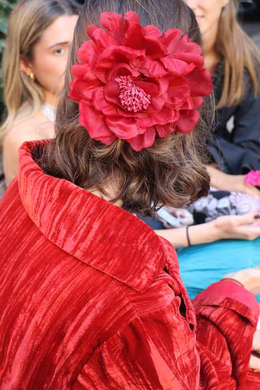 Gran camelia roja