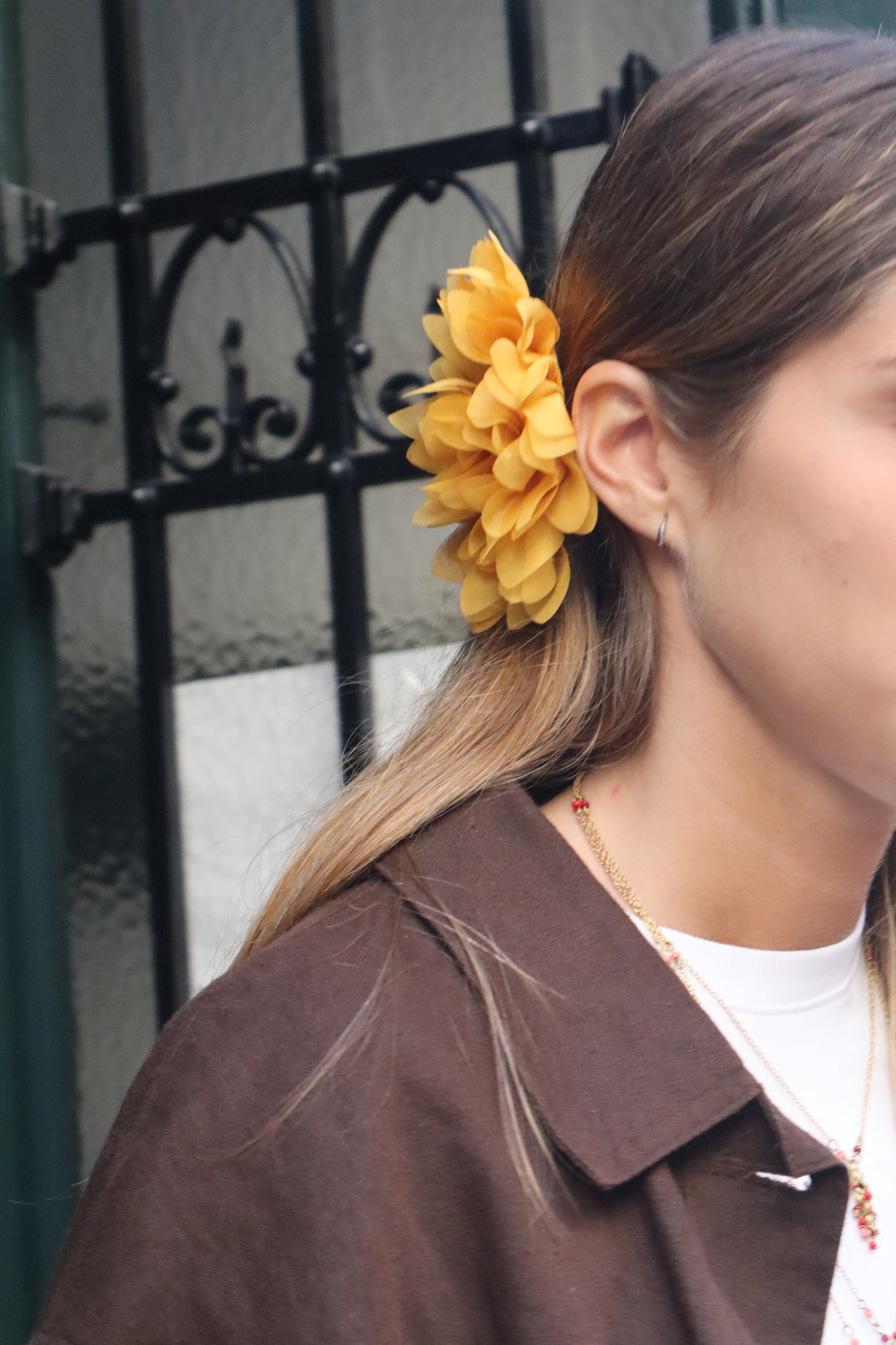Pasador caléndula amarillo