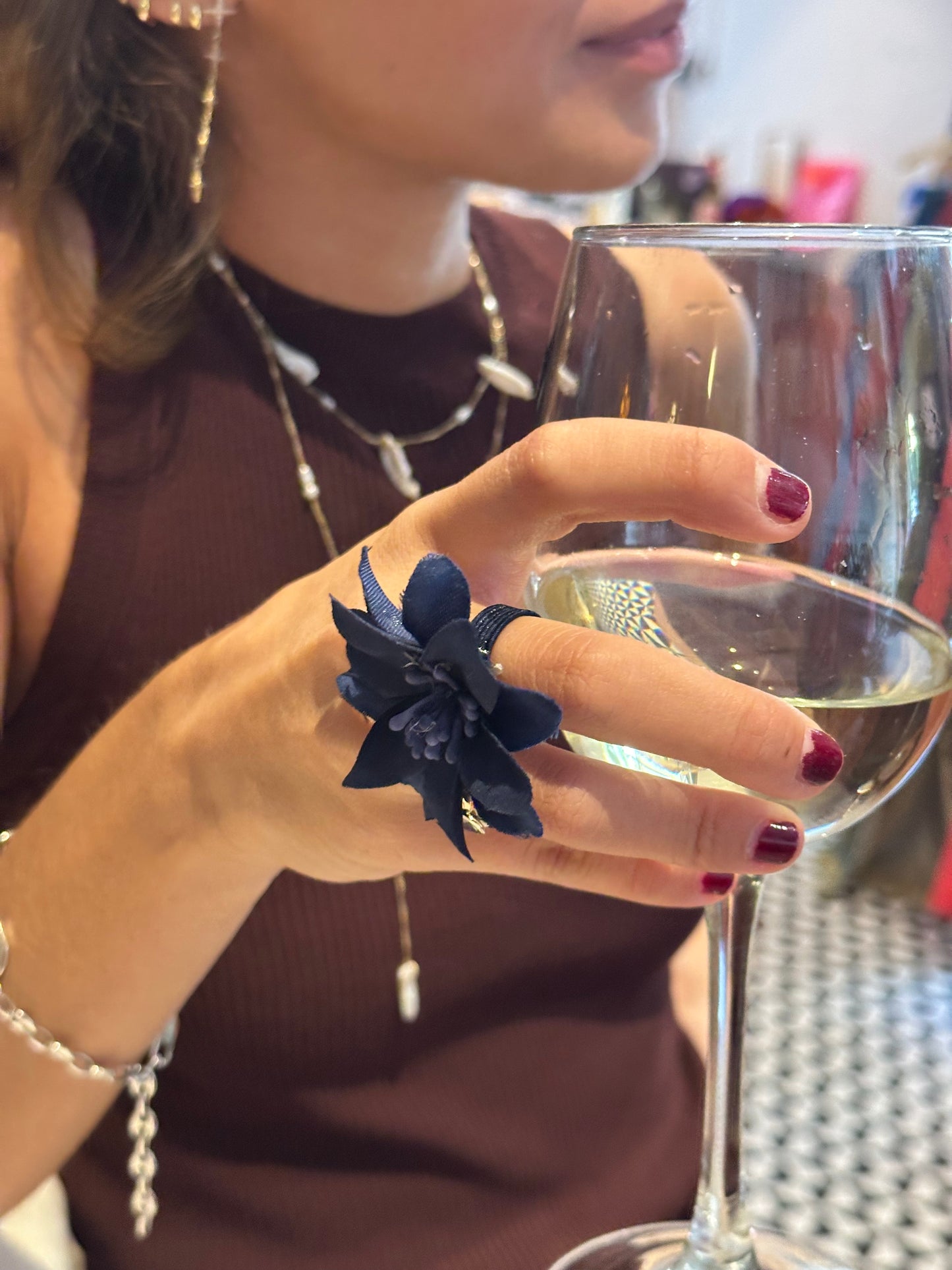 Hibiscus Azul Marino