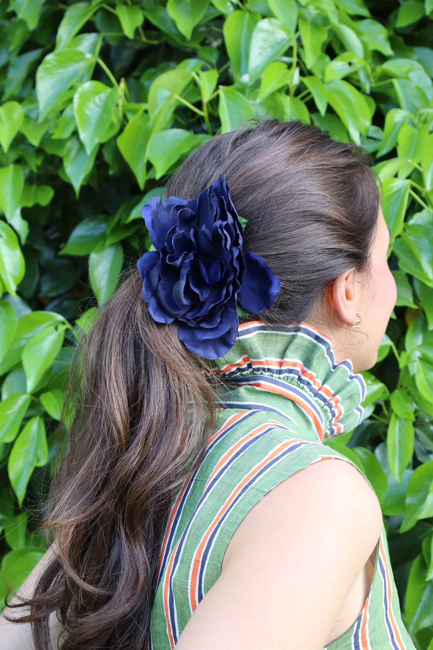 Iris azul marino